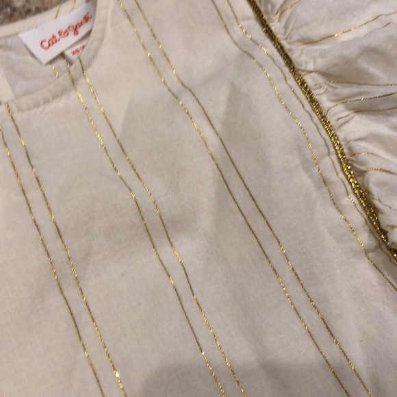 NWOT Cat & Jack striped sleeveless shirt - Picture 3 of 5